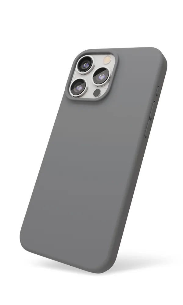 Чехол защитный VLP Aster Case с MagSafe для iPhone 15 Pro Max, серый