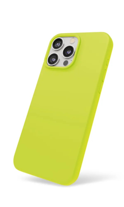 Чехол защитный VLP Aster Case с MagSafe для iPhone 15 Pro Max, неоновый зеленый Чехол защитный VLP Aster Case с MagSafe для iPhone 15 Pro Max, неоновый зеленый