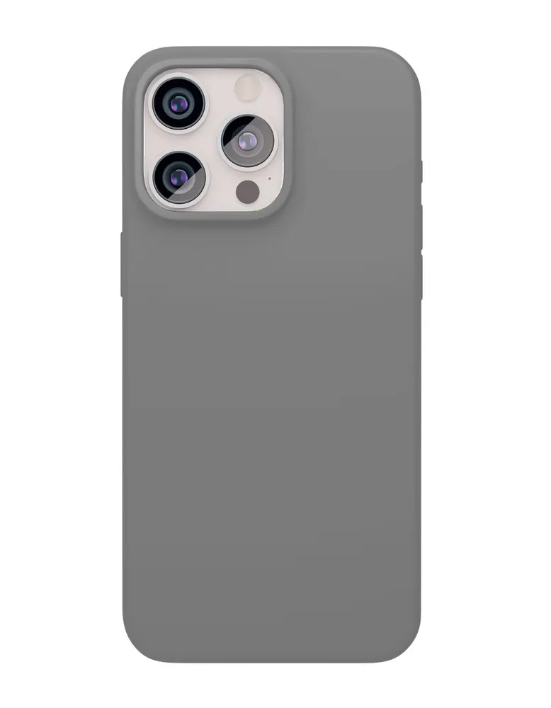 Чехол защитный VLP Aster Case с MagSafe для iPhone 15 Pro Max, серый