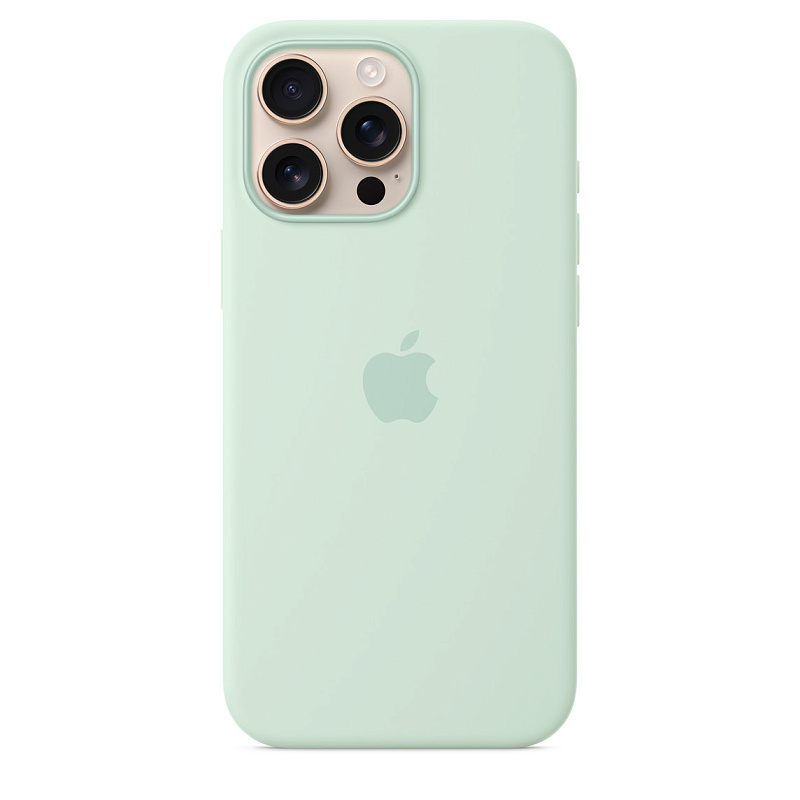 Чехол Apple для iPhone 16 Pro Silicone with MagSafe, аквамарин