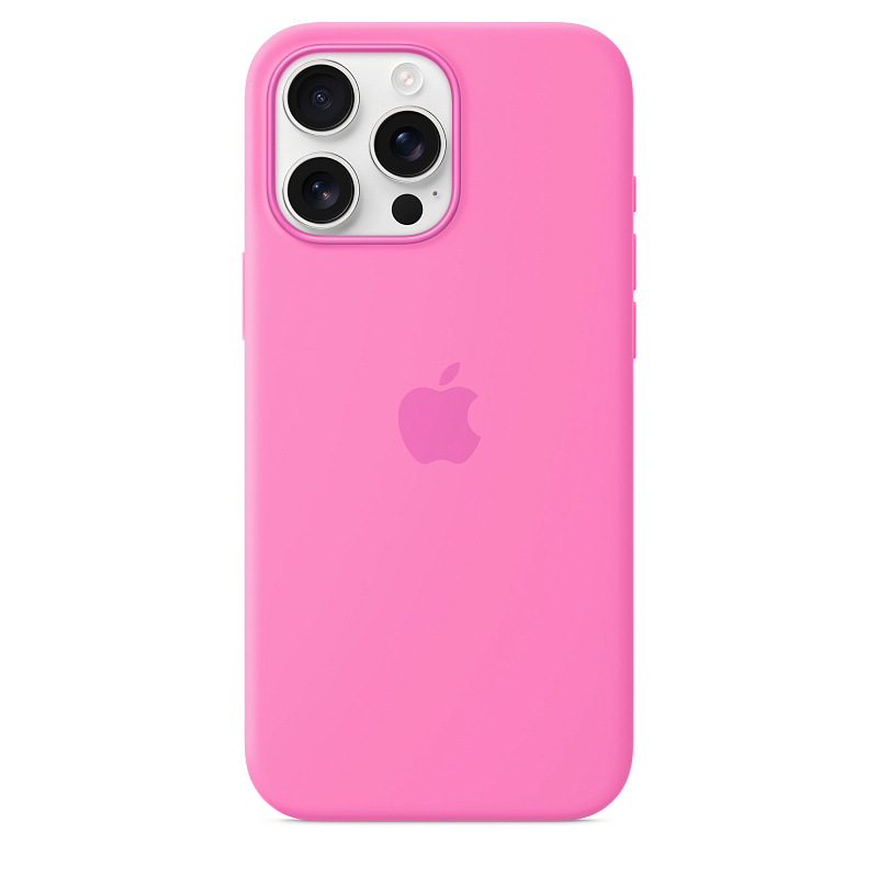 Чехол Apple для iPhone 16 Pro Max Silicone with MagSafe, пион