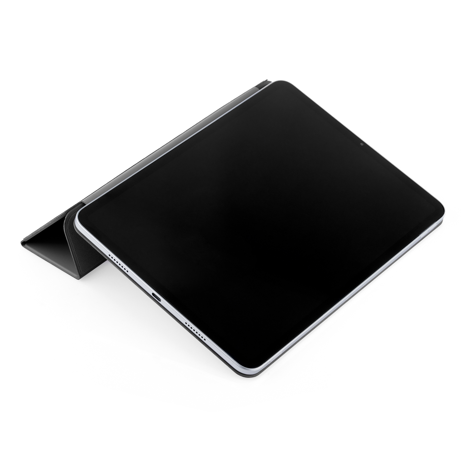 На фото изображено Чехол uBear Touch case для iPad Pro 11”, серый