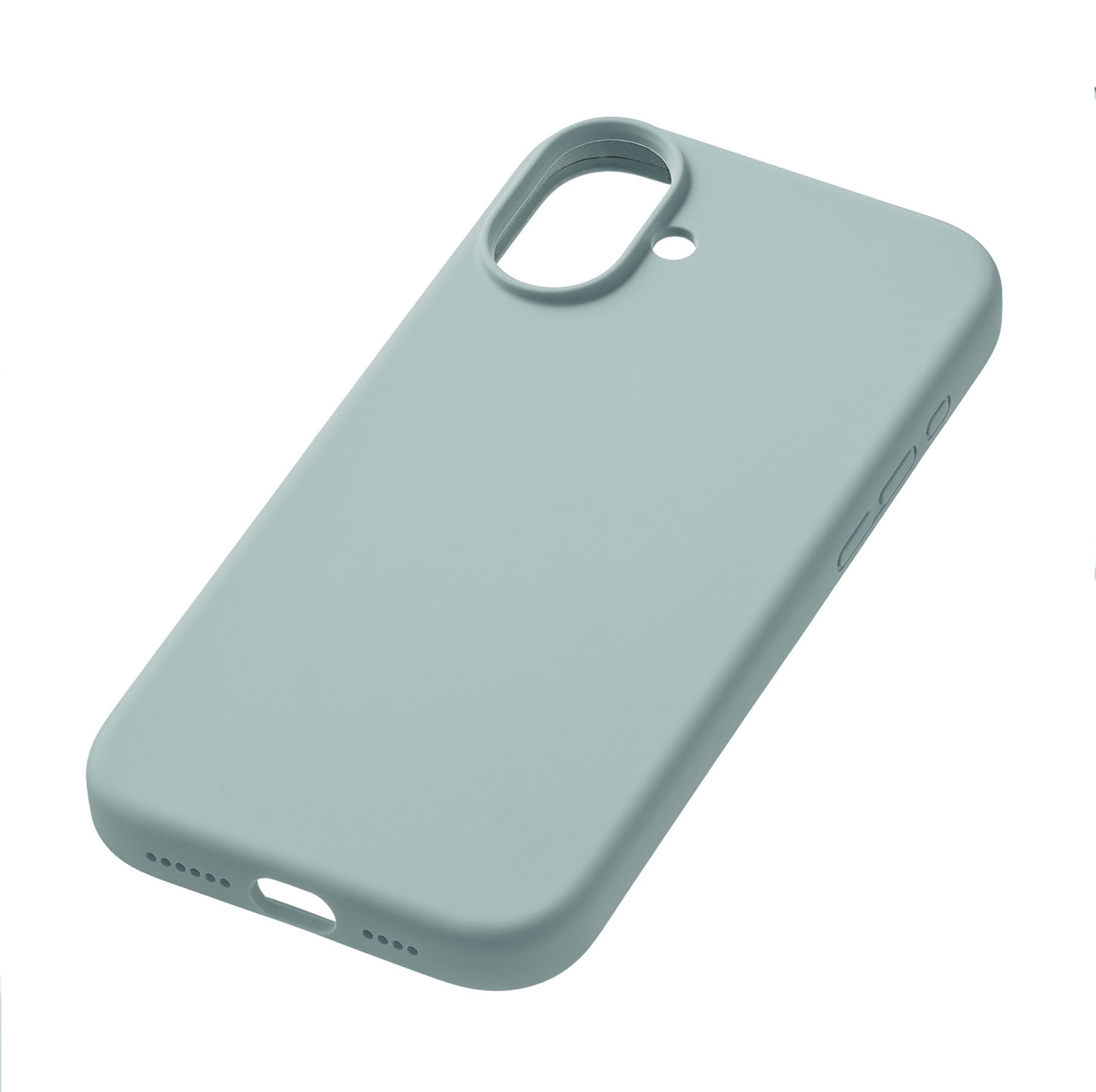 На фото изображено Чехол защитный uBear Touch Mag Case для iPhone 16 Plus, холодная мята