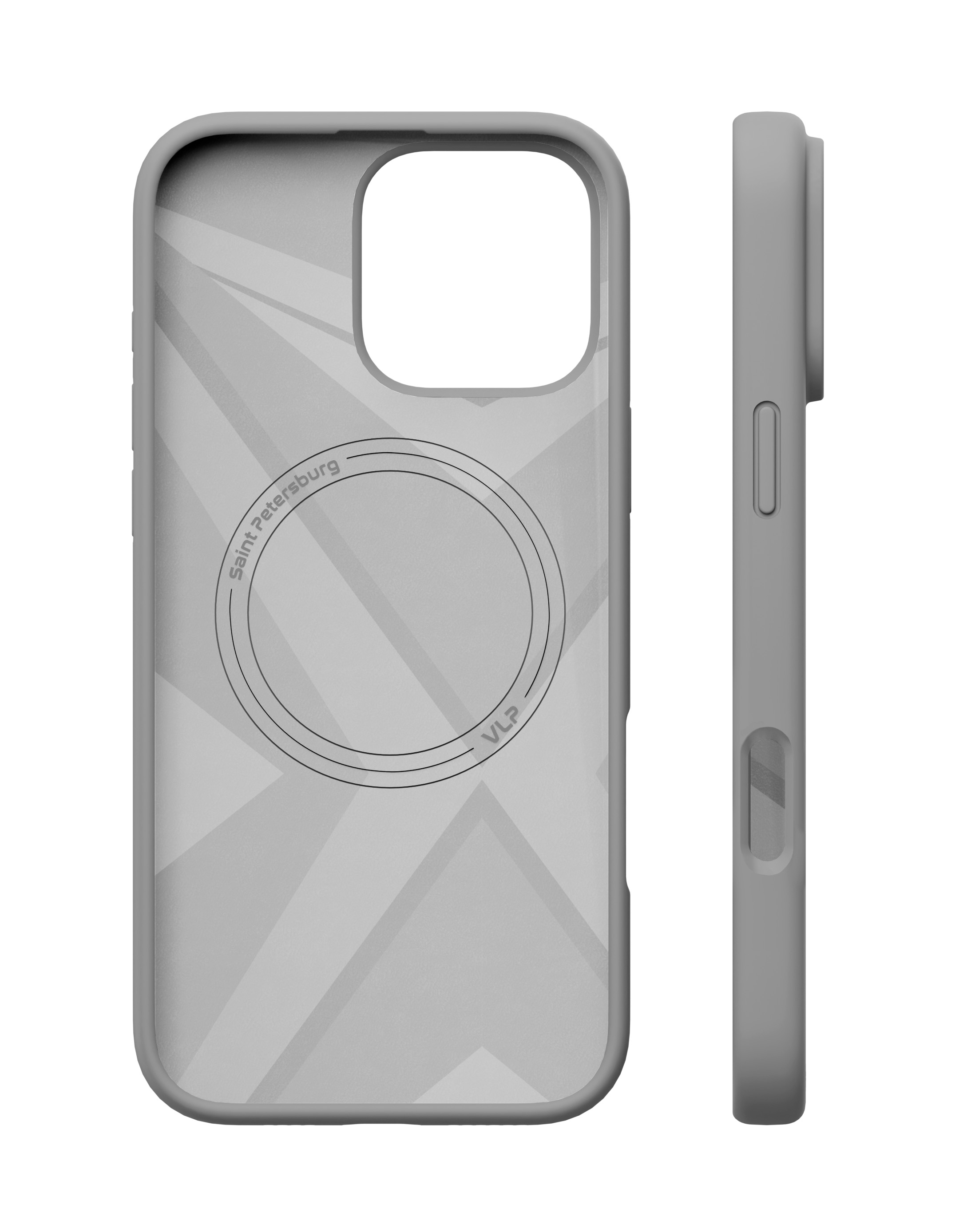 Чехол защитный VLP Aster Case с MagSafe для iPhone 16 Pro Max, серый