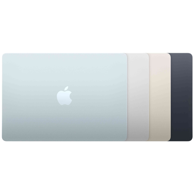 На фото изображено Apple MacBook Air 15" (M5, 10C / 10C, 2026) 24 ГБ, 512 ГБ SSD, Сияющая звезда