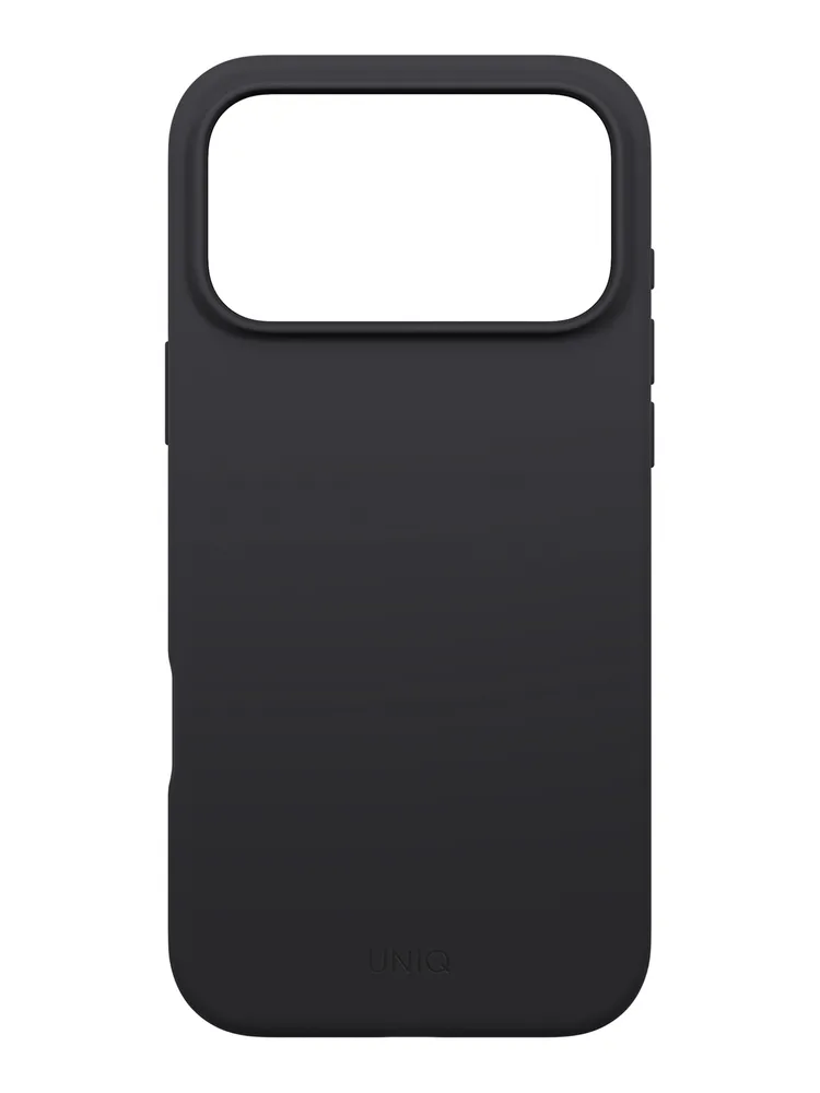 Фото Чехол Uniq Lino MagSafe для iPhone 17 Pro Max, черный На фото изображено Чехол Uniq Lino MagSafe для iPhone 17 Pro Max, черный
