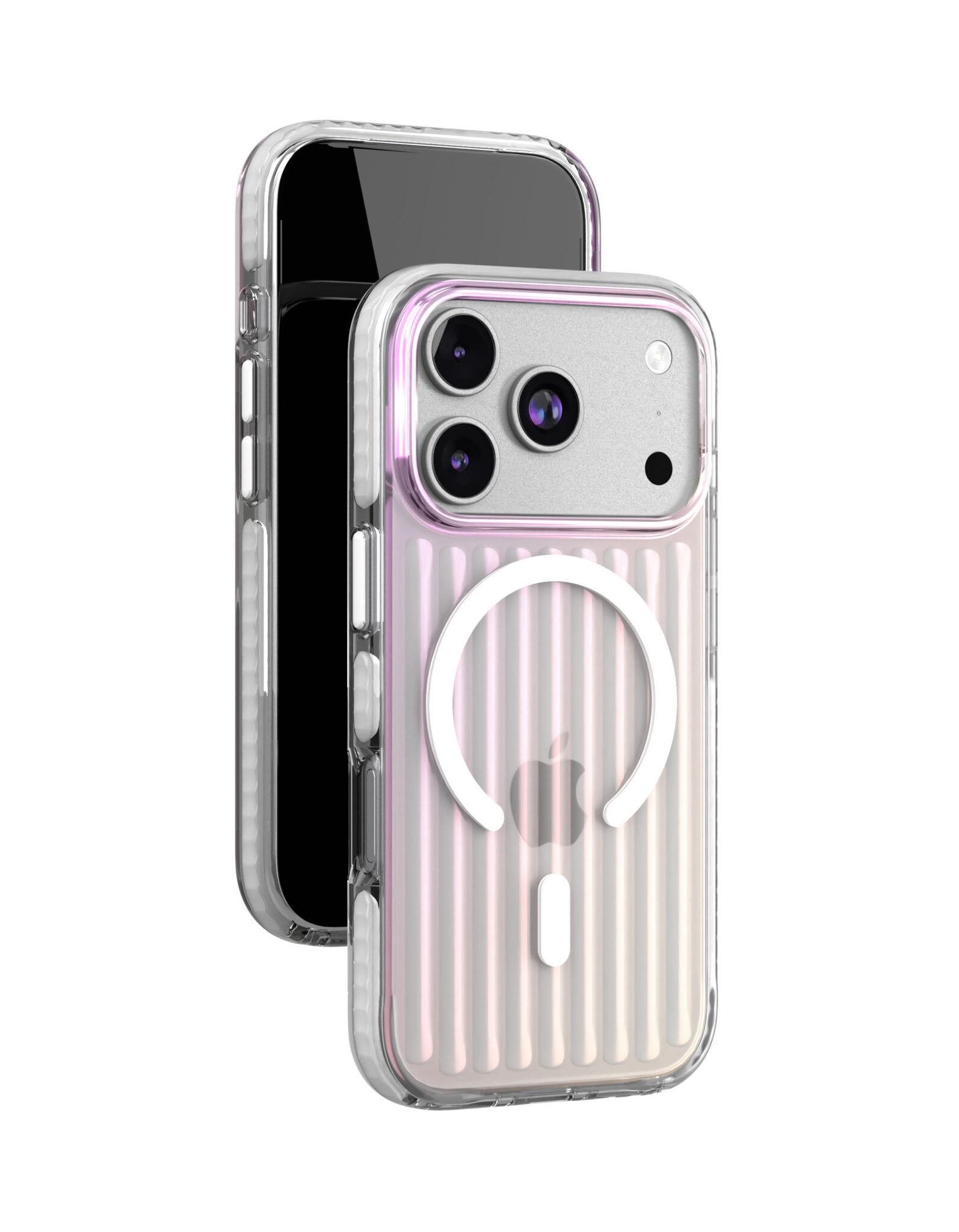 Фото Чехол защитный VLP Pulse Case с MagSafe для iPhone 17 Pro, перламутровый На фото изображено Чехол защитный VLP Pulse Case с MagSafe для iPhone 17 Pro, перламутровый