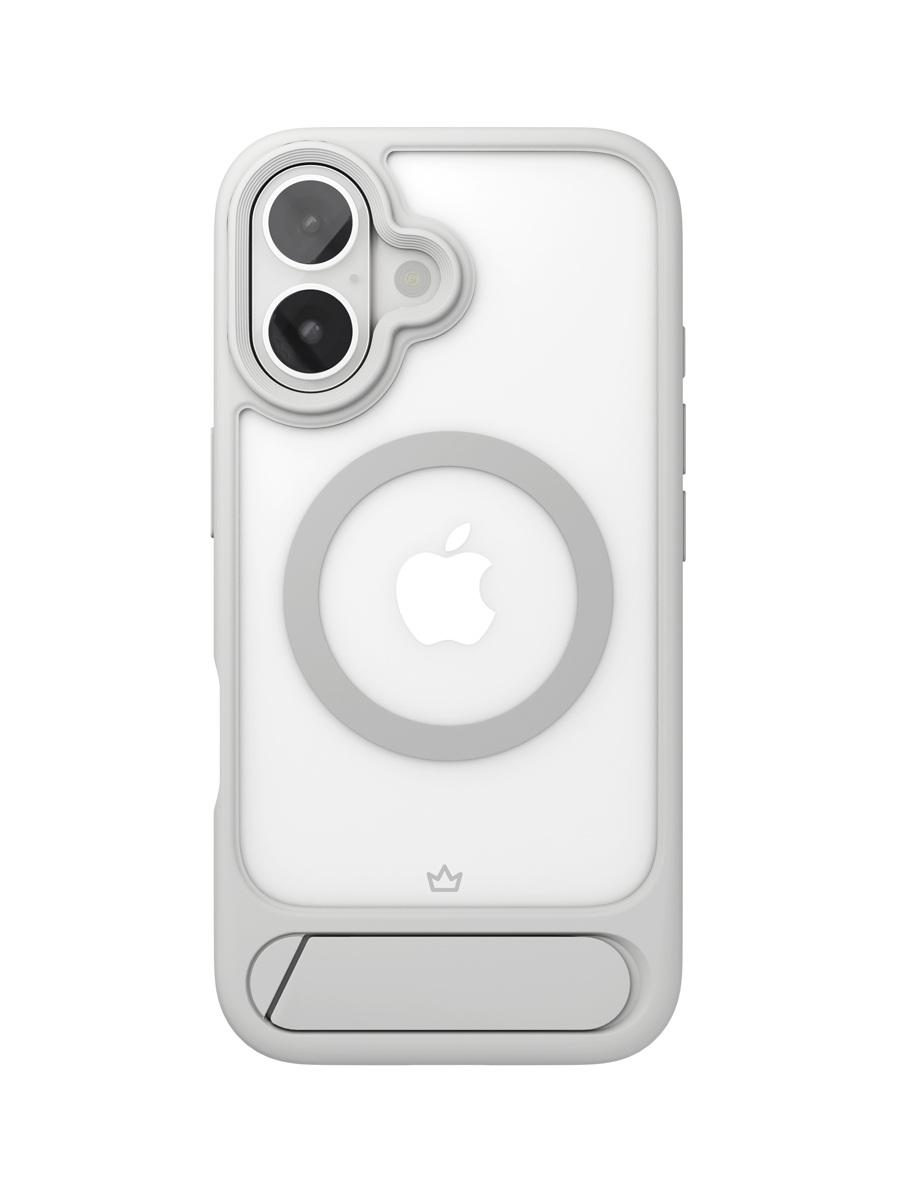 Чехол защитный VLP Reels Case с MagSafe для iPhone 16 Plus, серый