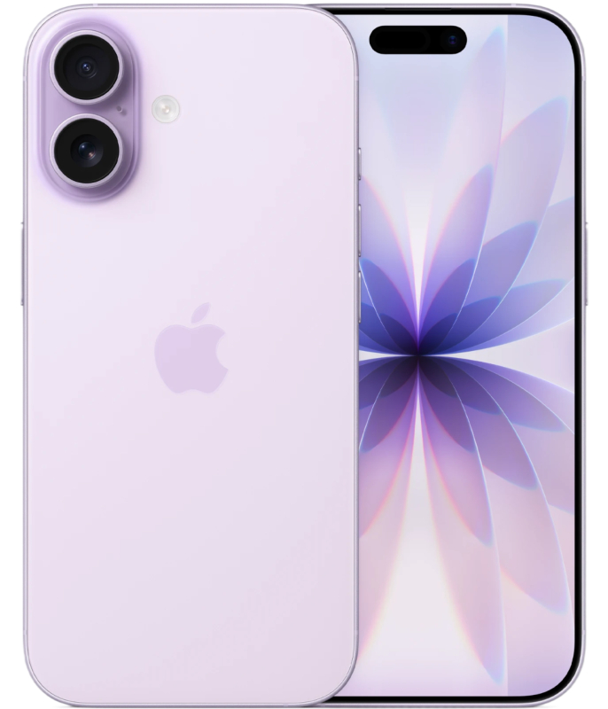 На фото изображено Apple iPhone 17, 256 ГБ, Лавандовый
