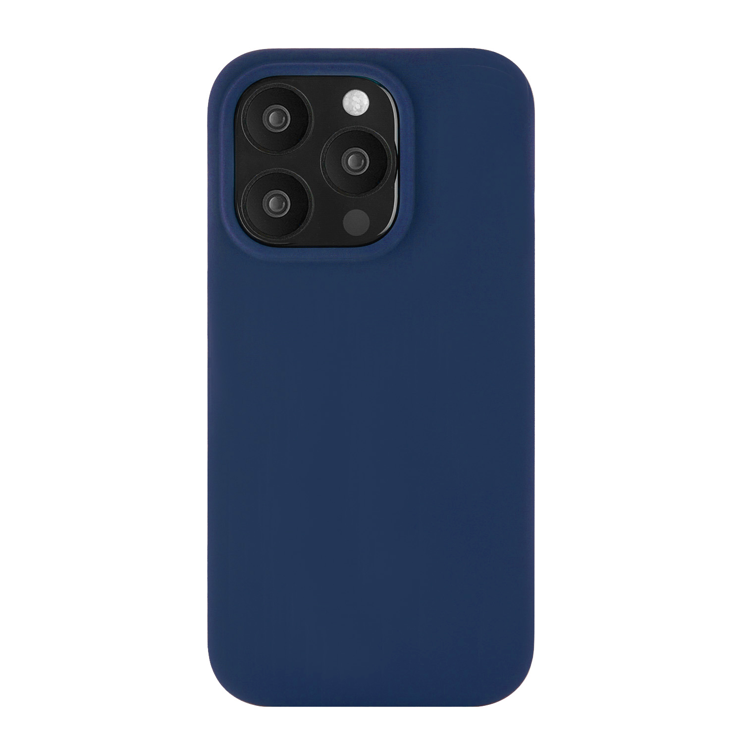 На фото изображено Чехол защитный uBear Touch Mag Case для iPhone 15 Pro, темно-синий