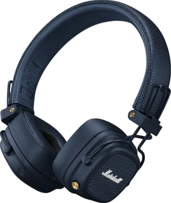 На фото изображено Беспроводные наушники Marshall Major V, Синий