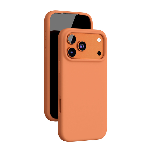 Фото Чехол защитный VLP LITE Mist Case с MagSafe для iPhone 17 Pro, оранжевый На фото изображено Чехол защитный VLP LITE Mist Case с MagSafe для iPhone 17 Pro, оранжевый
