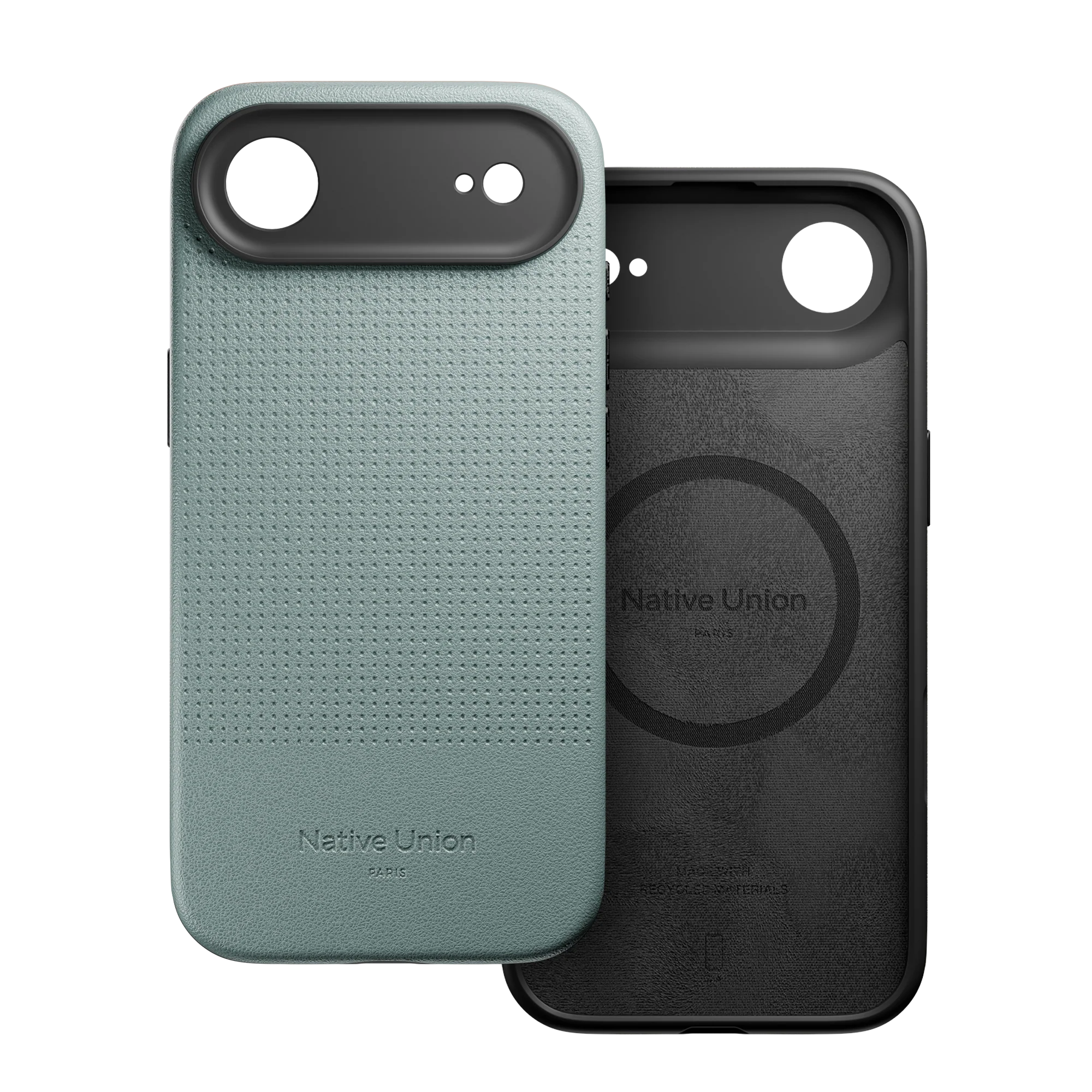 На фото изображено Чехол Native Union Active Case MagSafe для iPhone Air, зеленый