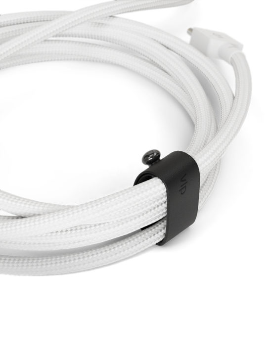 Кабель VLP Nylon Cable USB/C-USB/C, 100 Вт, 2м, белый