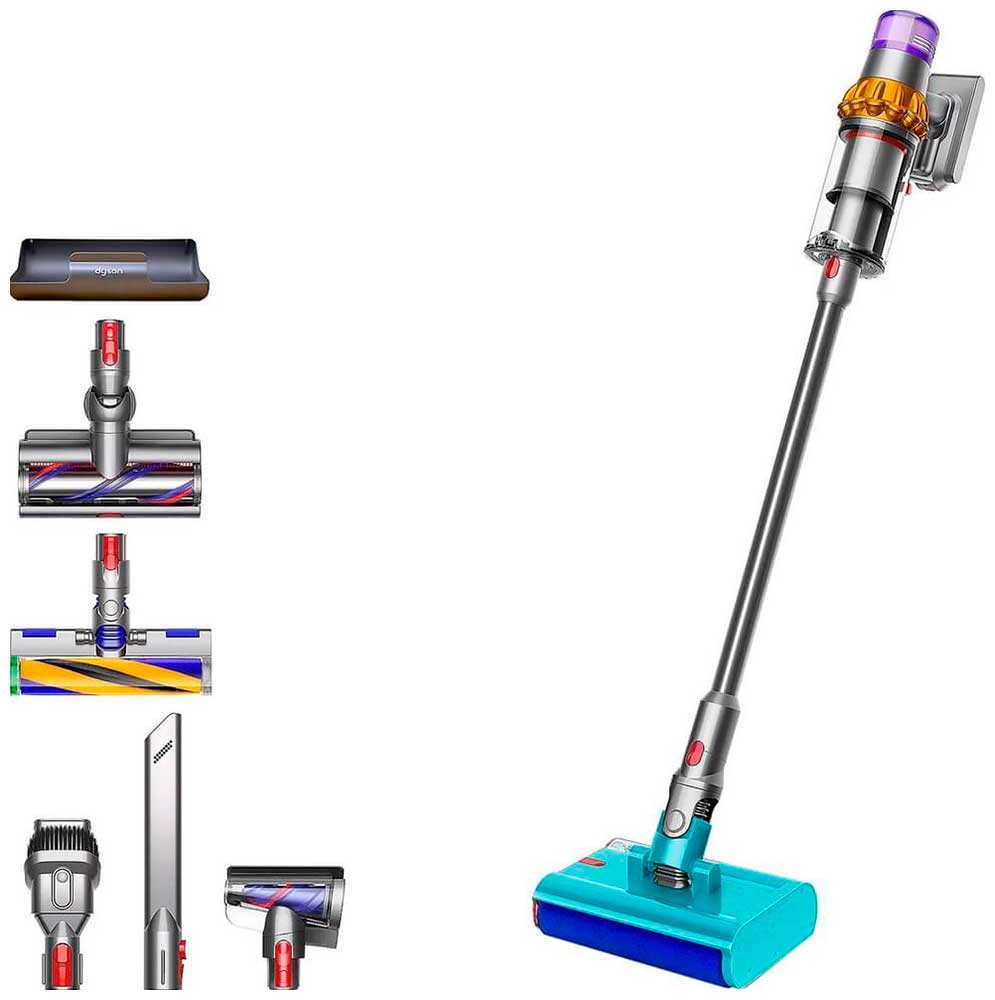 Dyson V15s Detect SUBMARINE, Yellow/Nickel