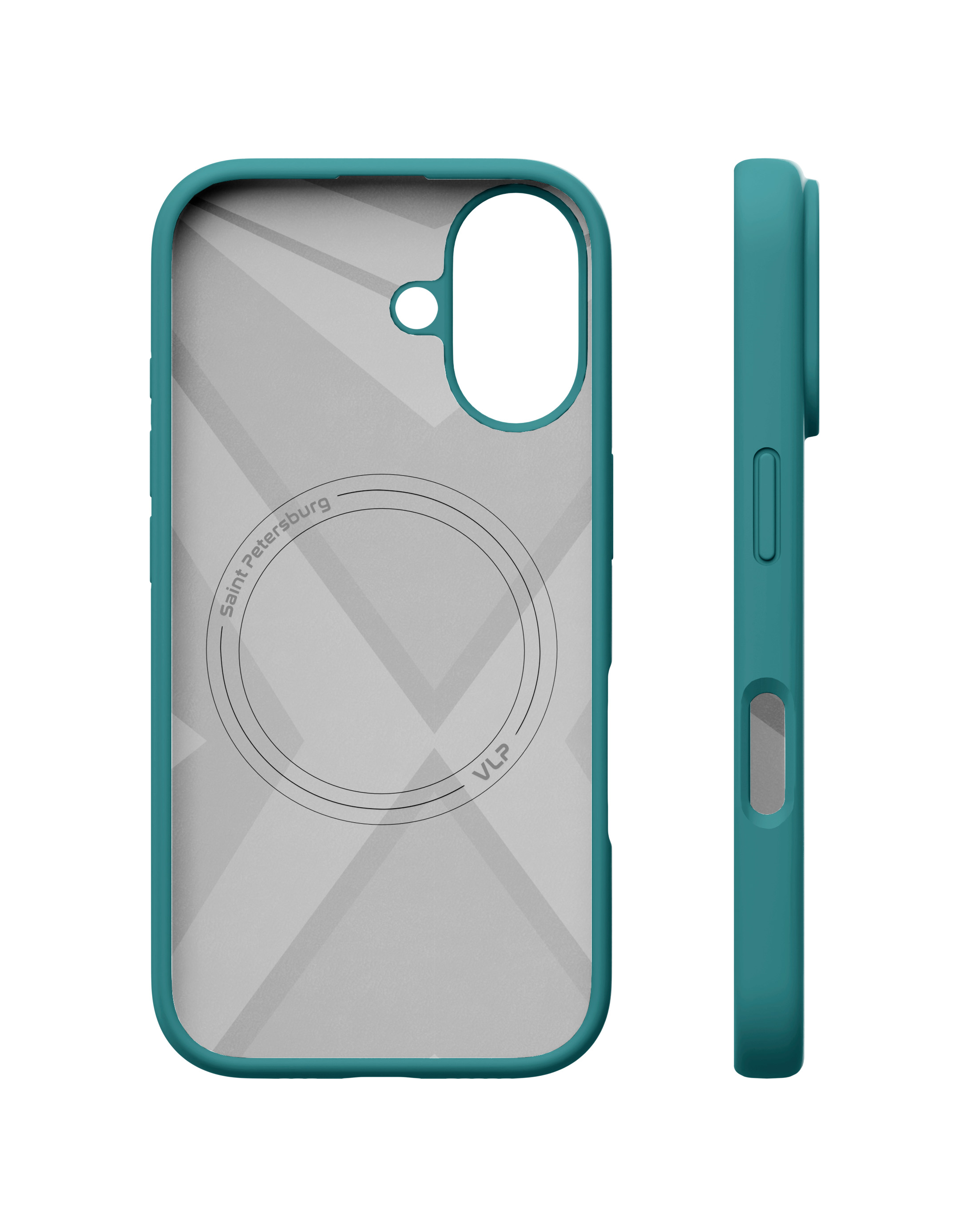 Чехол защитный VLP Aster Case с MagSafe для iPhone 16, зеленый