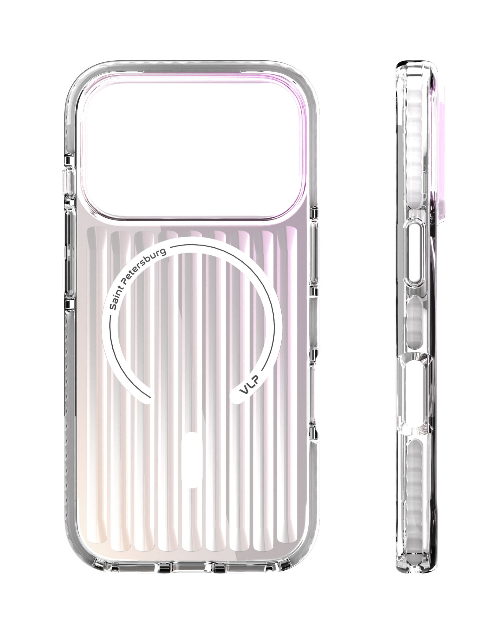 Фото Чехол защитный VLP Pulse Case с MagSafe для iPhone 17 Pro, перламутровый На фото изображено Чехол защитный VLP Pulse Case с MagSafe для iPhone 17 Pro, перламутровый