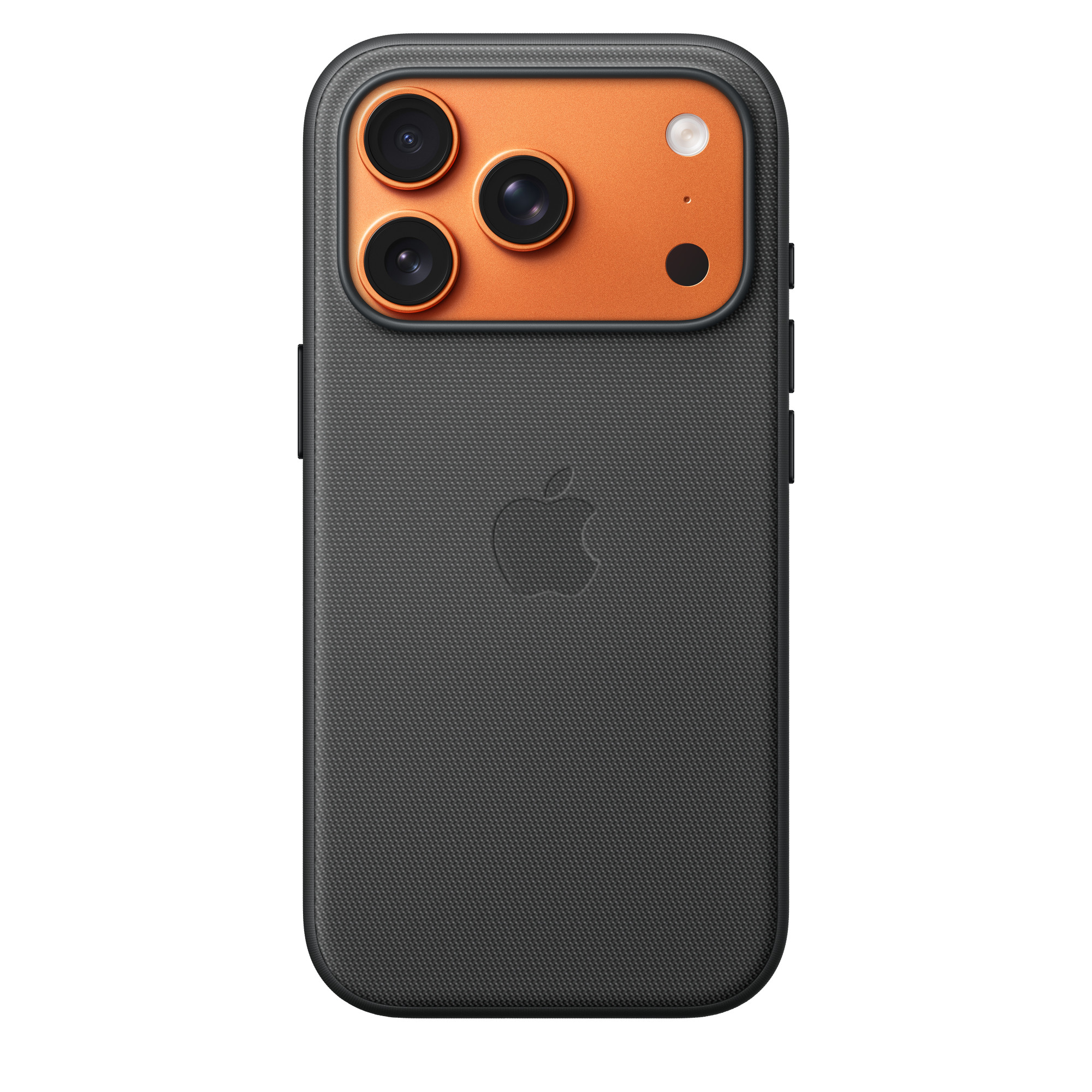 На фото изображено Чехол защитный Apple TechWoven Case with MagSafe для iPhone 17 Pro, чёрный