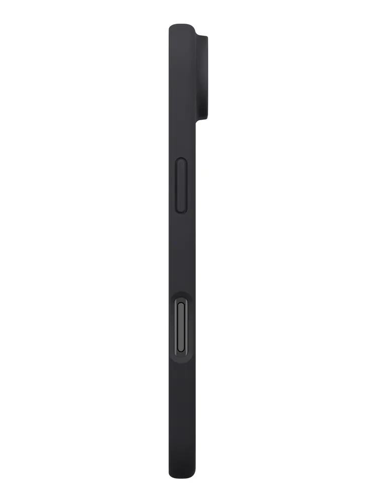 На фото изображено Чехол Uniq Lino MagSafe для iPhone Air, черный