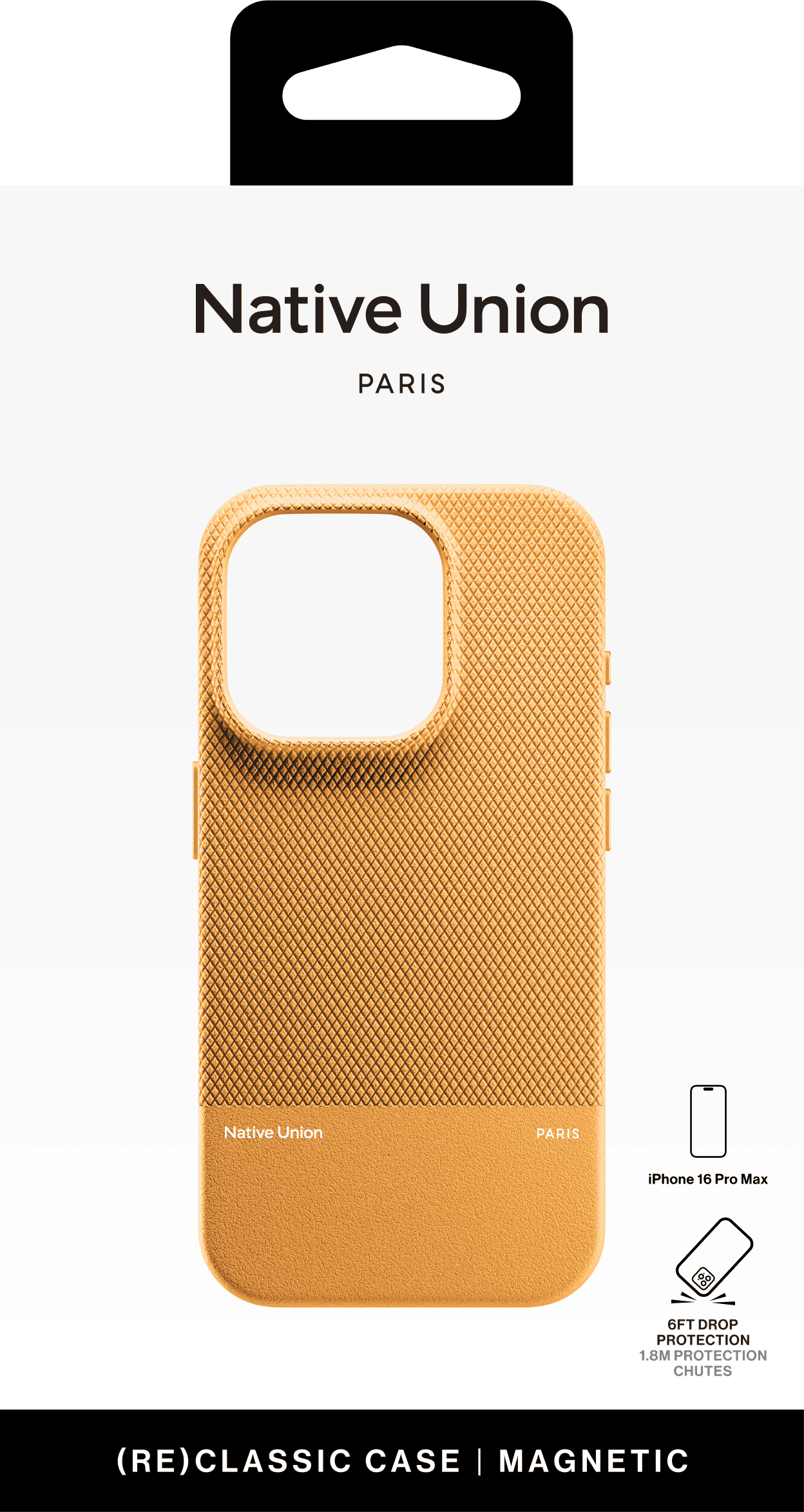 Чехол Native Union (RE)Classic Case MagSafe для iPhone 16 Pro Max, крафт
