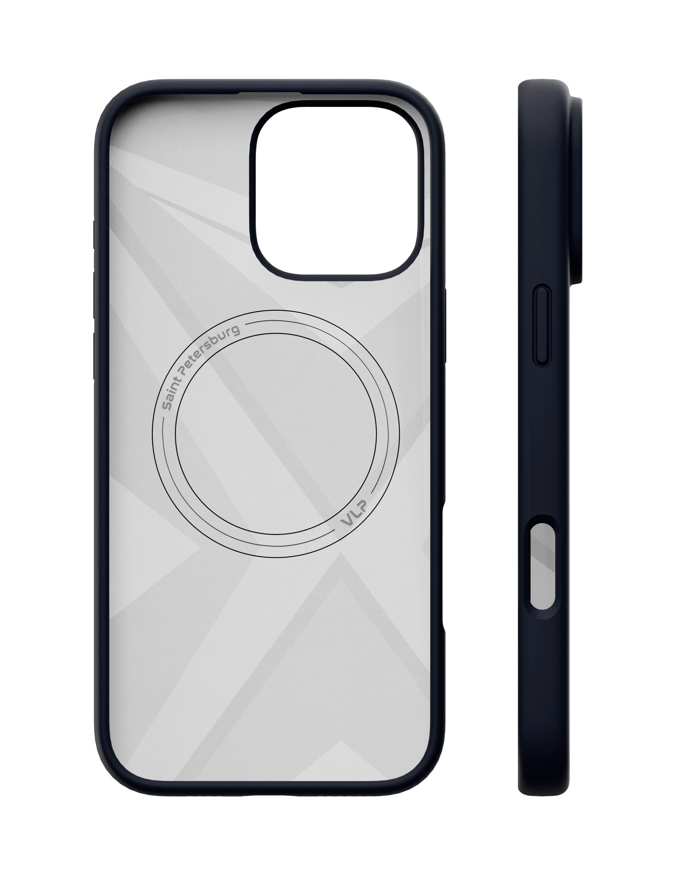Чехол защитный VLP Aster Case с MagSafe для iPhone 16 Pro Max, темно-синий