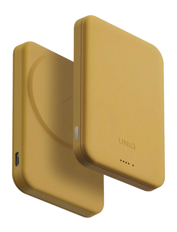 Фото Внешний аккумулятор Uniq Lexa 5000 mAh, желтый