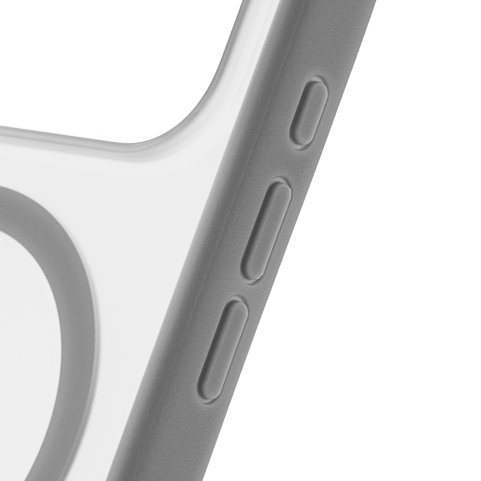 На фото изображено Чехол защитный uBear Stand 360° Mag Case для iPhone 17 Pro, серый