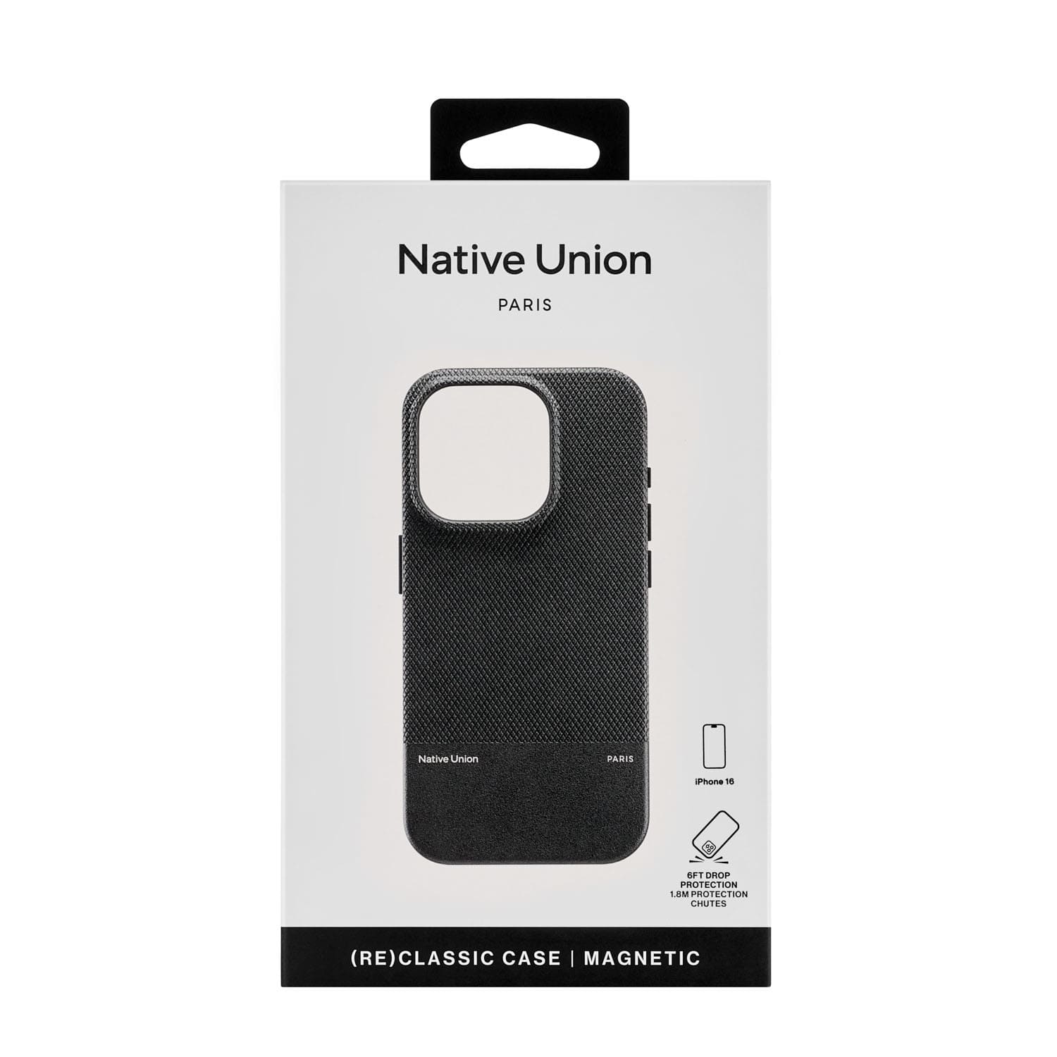Чехол Native Union (RE)Classic Case MagSafe для iPhone 16, черный