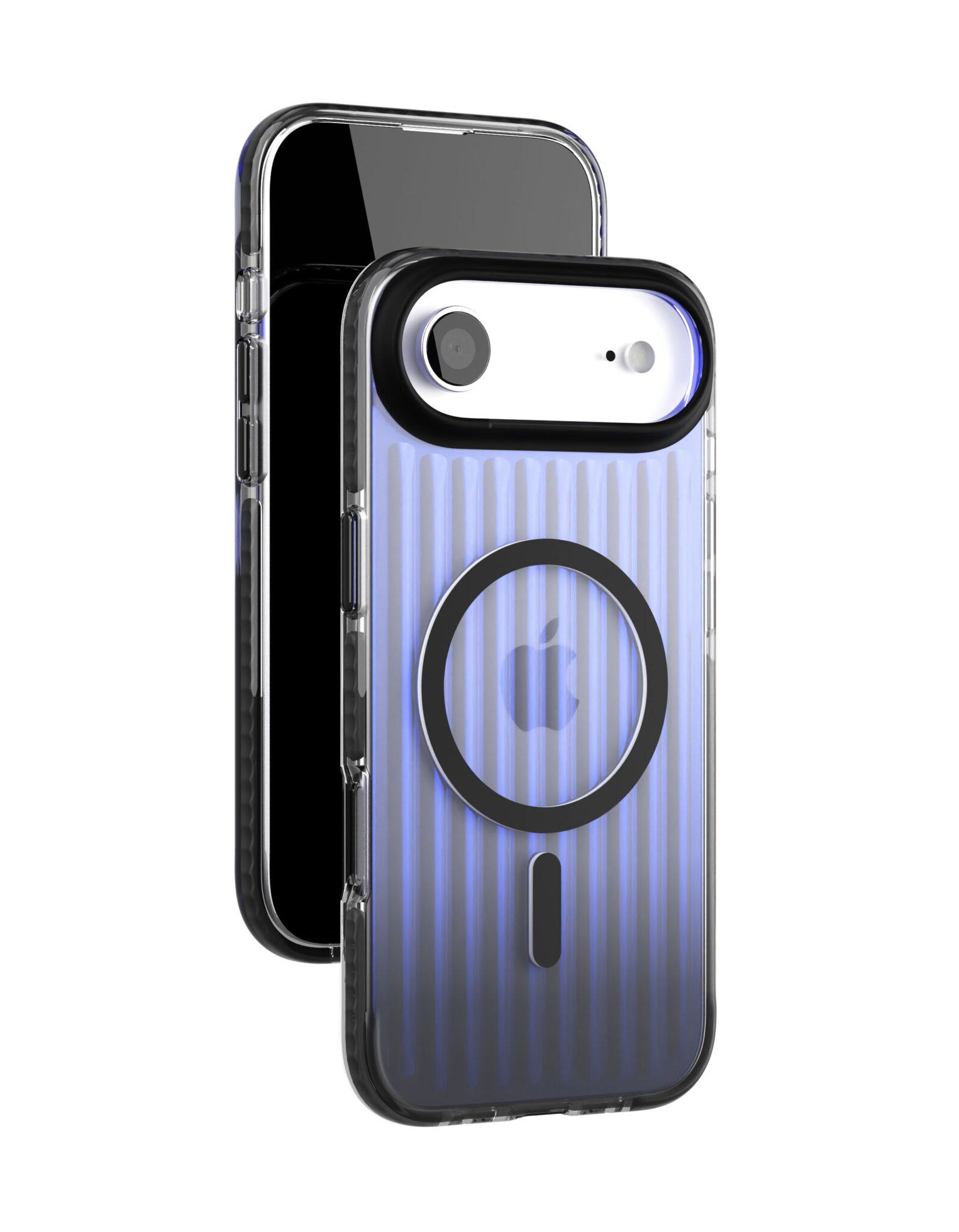 На фото изображено Чехол защитный VLP Pulse Case с MagSafe для iPhone Air, черный