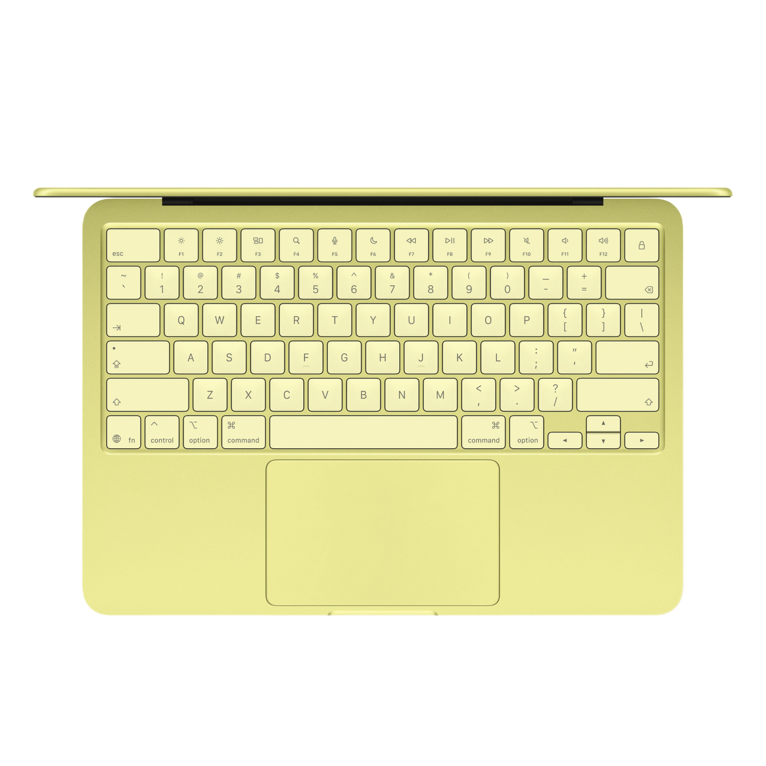 На фото изображено Apple MacBook Neo 13" (A18 Pro, 6C / 5C, 2026) 8 ГБ, 256 ГБ SSD, Жёлтый цитрус