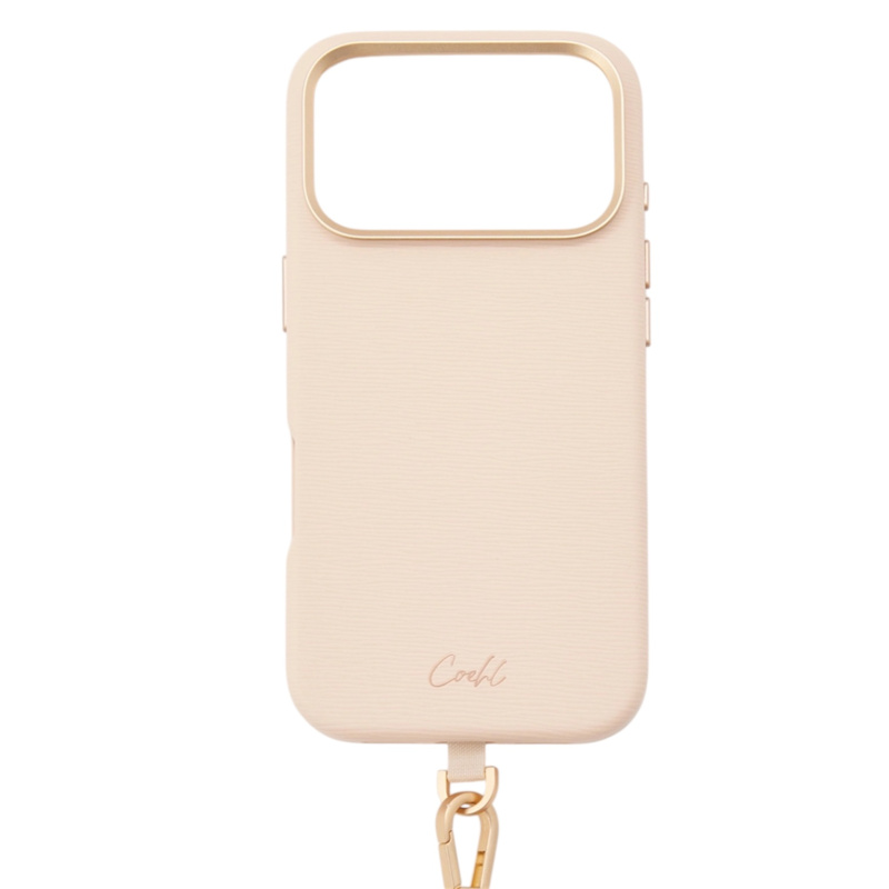 Фото Чехол Uniq Coehl Strap Merelle (MagSafe) для iPhone 17 Pro, розовый