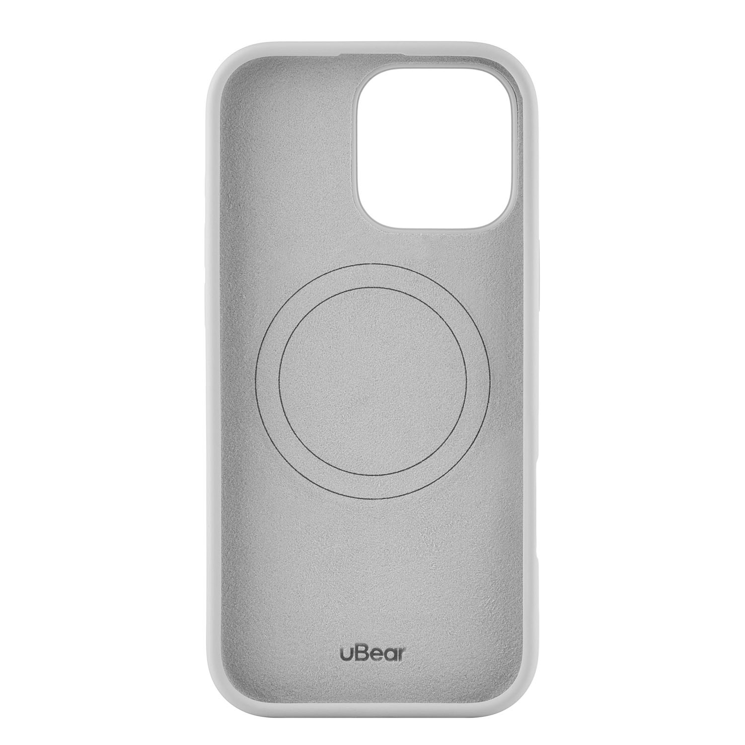 Чехол защитный uBear Touch Mag Case для iPhone 16 Pro Max, cветло-серый
