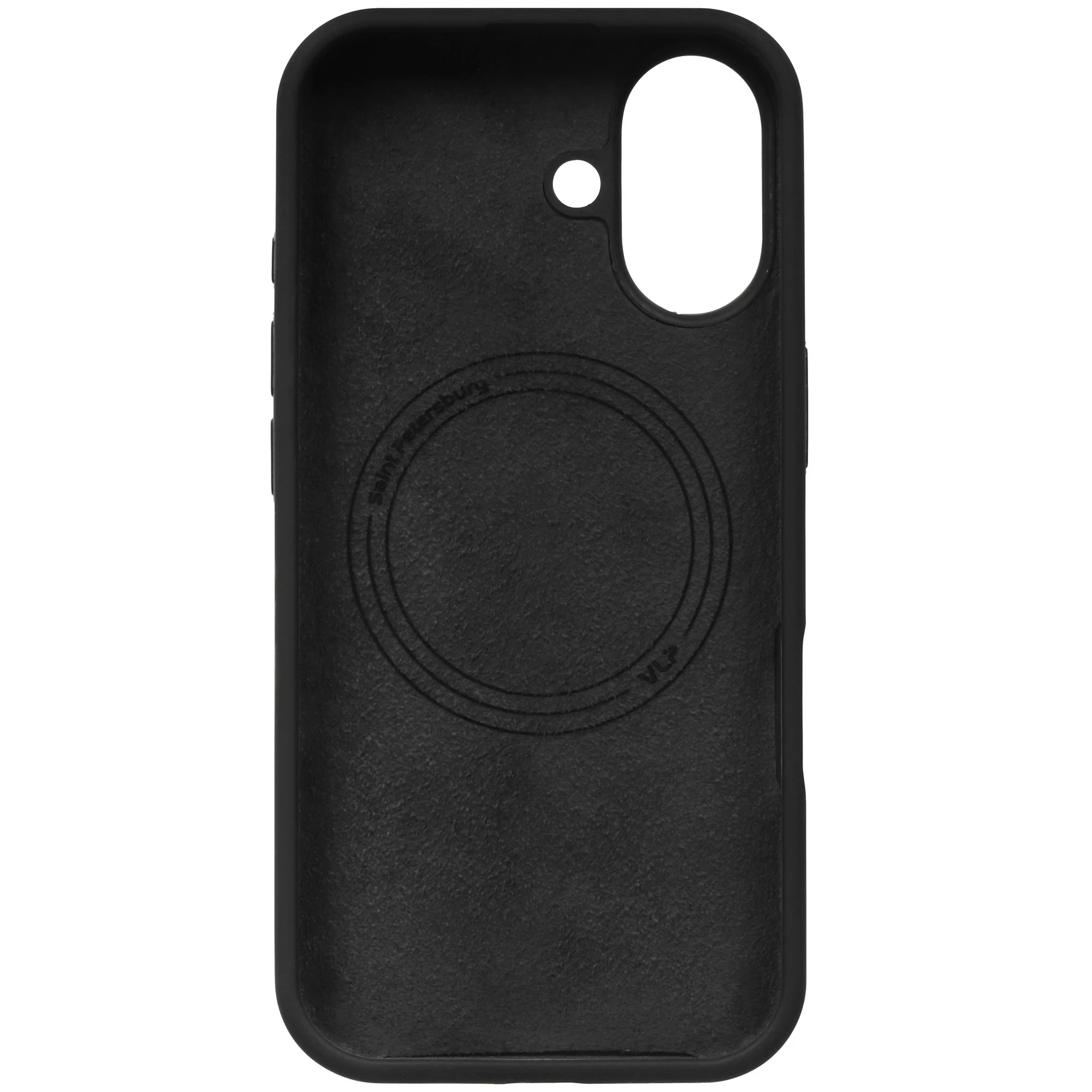 На фото изображено Чехол защитный VLP LITE Mist Case с MagSafe для iPhone 17, черный