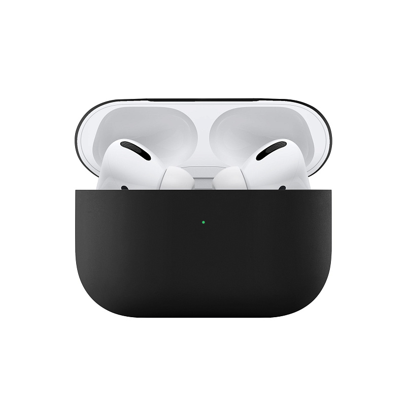 Ультратонкий силиконовый чехол uBear Touch Case for AirPods Pro, чёрный